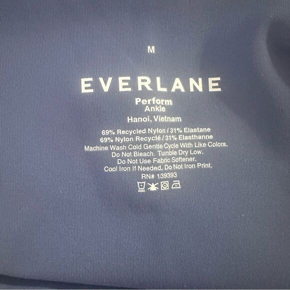 Everlane Women's blue Ankle Leggings Medium (b1) - Picture 5 of 5